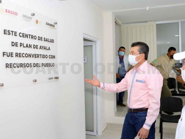 Entregan reconversión de clínica de Plan de Ayala
