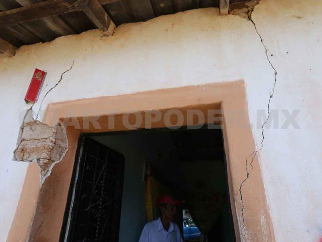 Alto riesgo de derrumbes en Copoya por sismos