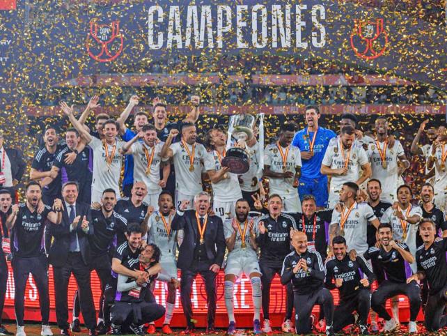 Real Madrid gana su vigésima Copa del Rey